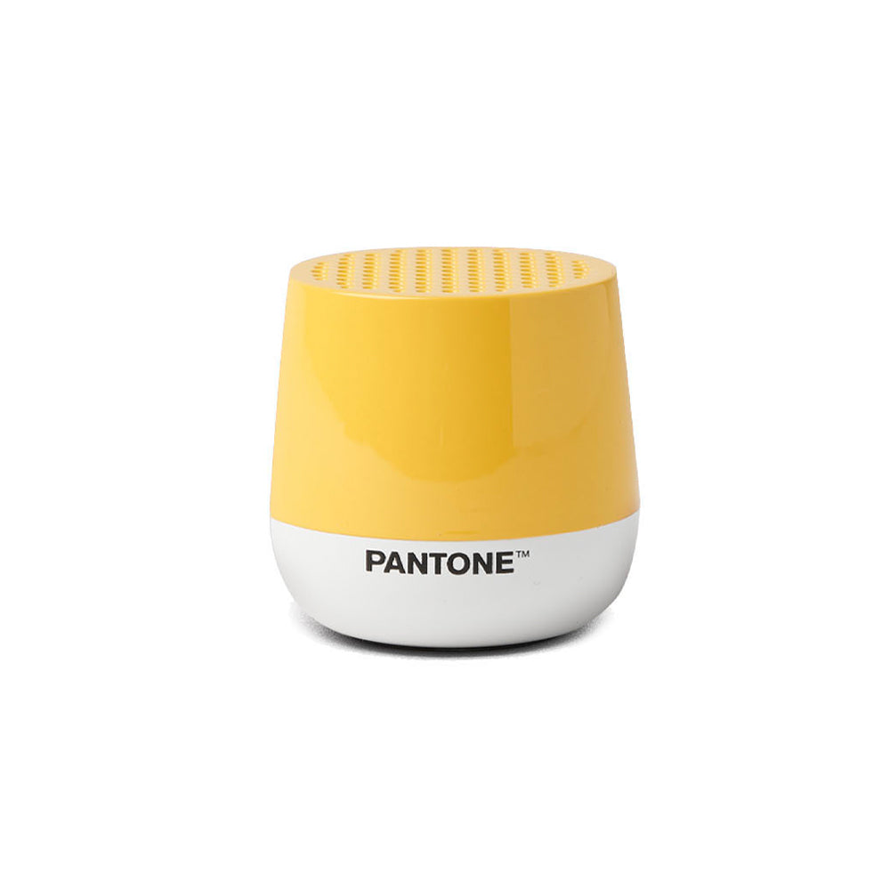 Lexon GIFT Set PANTONE - Includes Mino+ Mini Speaker, Flip Classic Clock, Mina M Lamp, Thykho 3  Speaker - Yellow 6