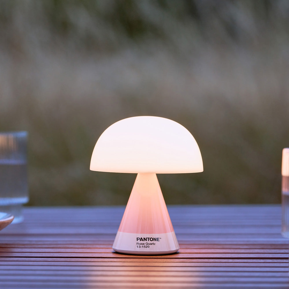 Lexon Mina M Medium Portable Led Lamp PANTONE - Rose Pink 4