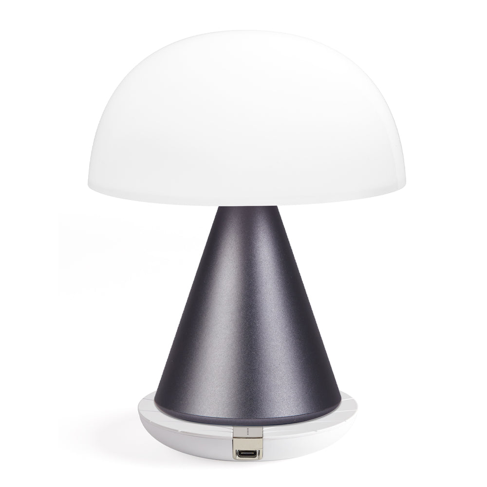Lexon Mina L Large Portable Led Lamp - Gunmetal 3