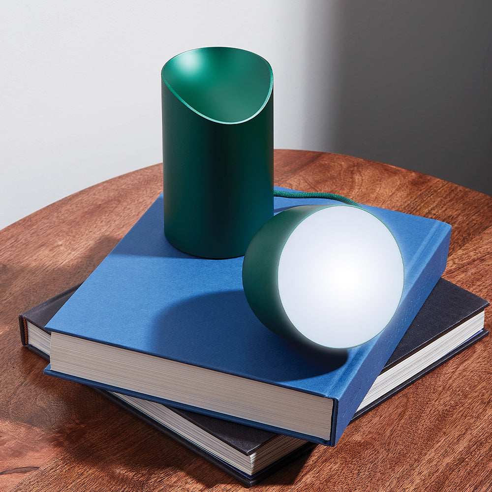 Lexon Orbe Portable Led Lamp With Moving Head - Green 5