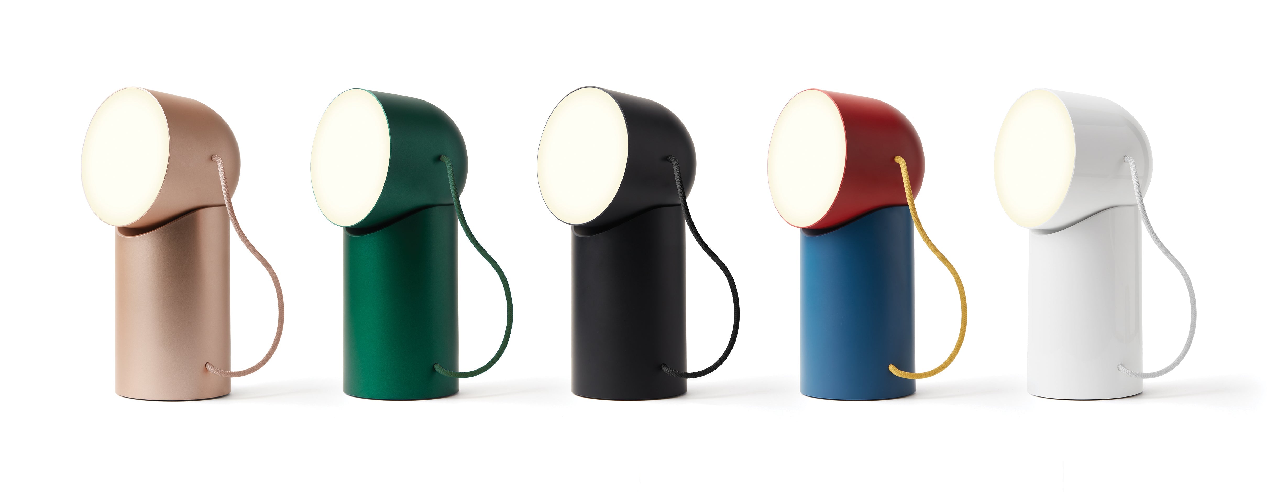 Lexon Orbe Portable Led Lamp With Moving Head - Green 7