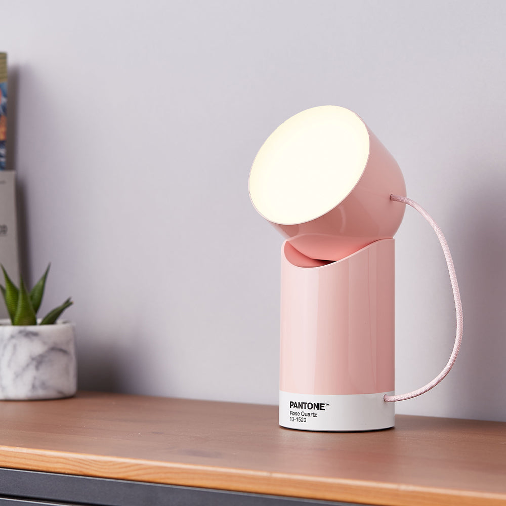 Lexon Orbe Portable Led Lamp With Moving Head PANTONE - Rose Pink 6