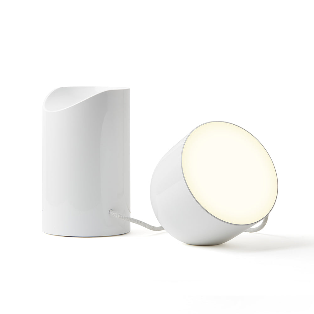 Lexon Orbe Portable Led Lamp With Moving Head - White 4