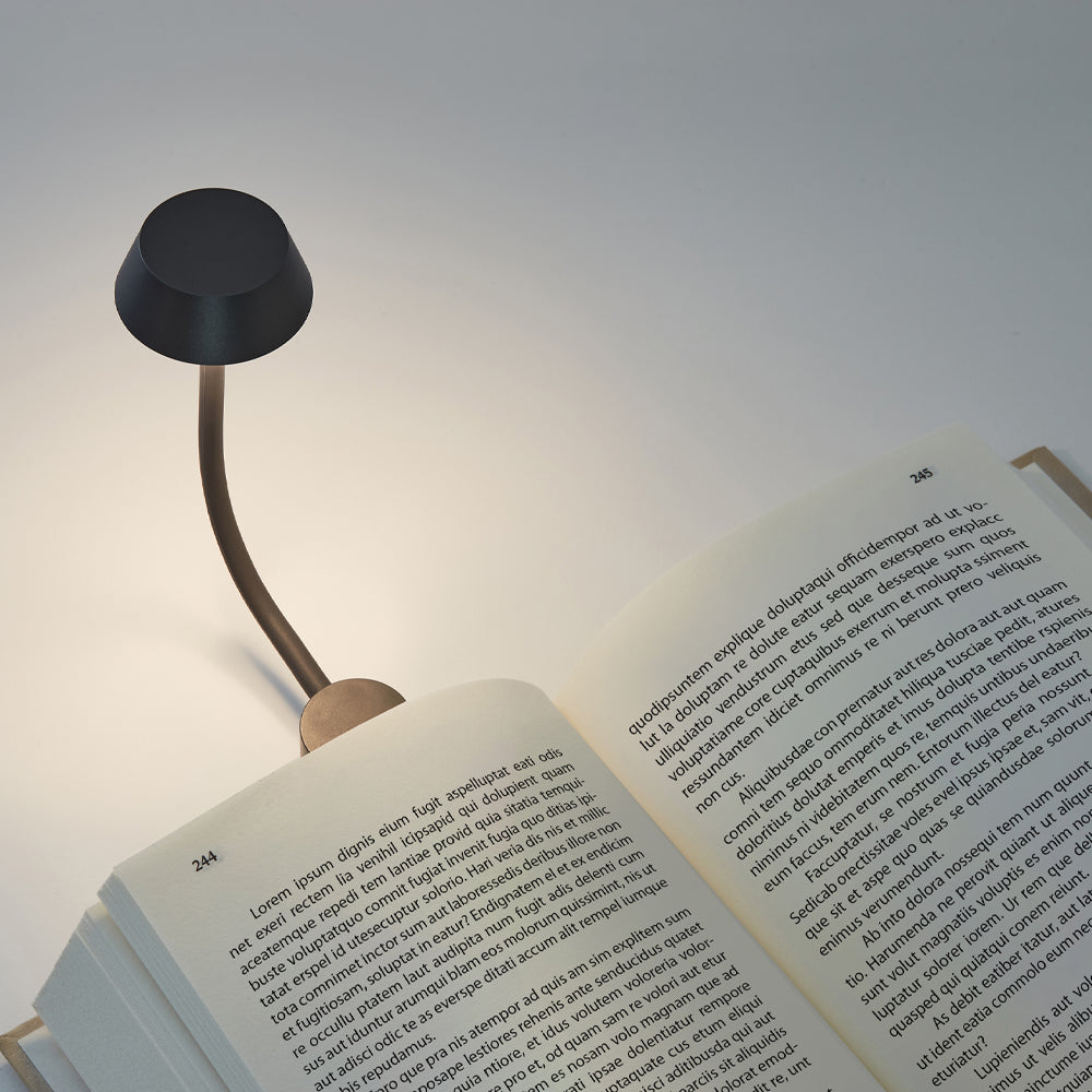 Lexon Mimi Flexible LED Lamp - Gunmetal 4