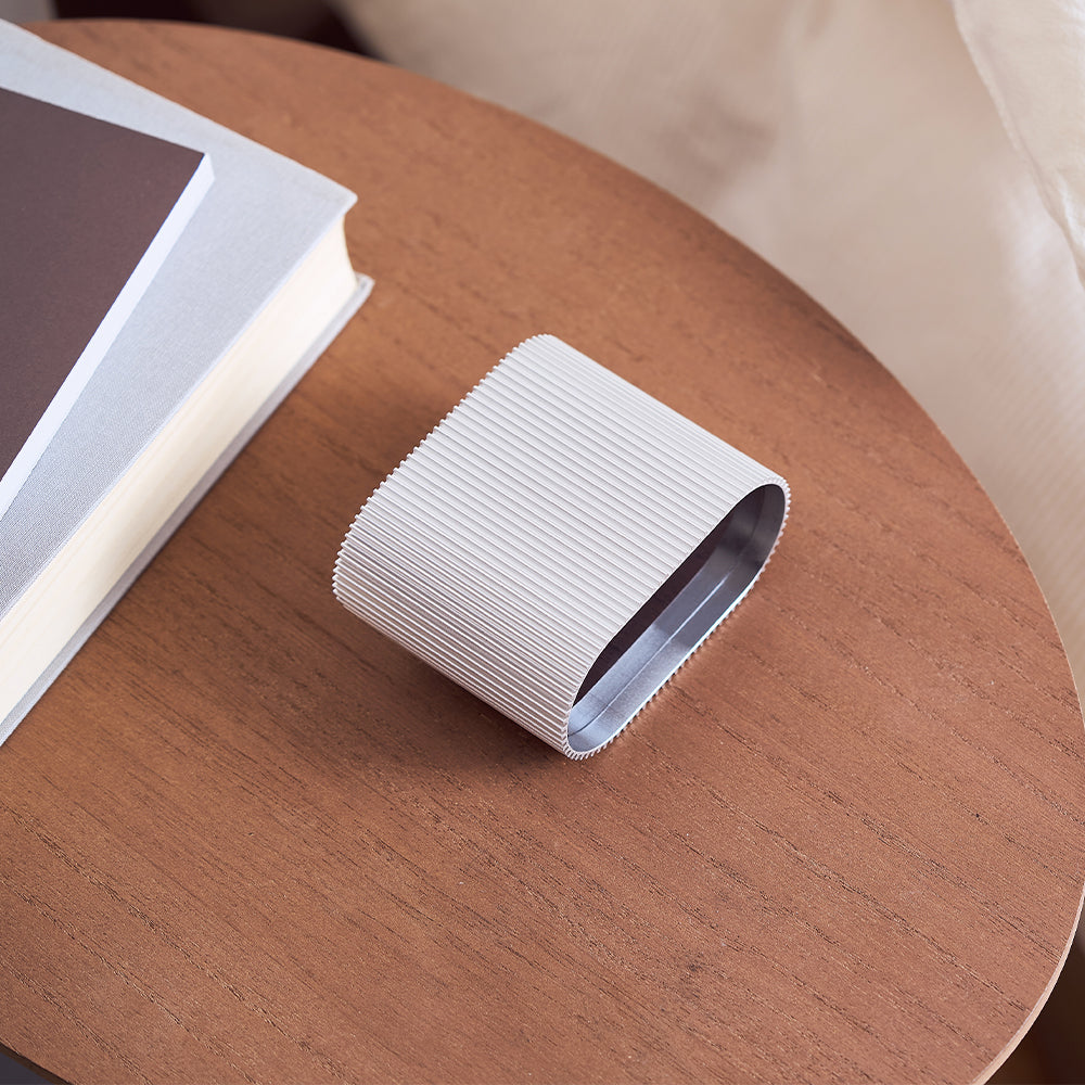 Lexon Ray Clock Lcd Alarm Clock With Temperature / Humidity Display - Alu Polish 5