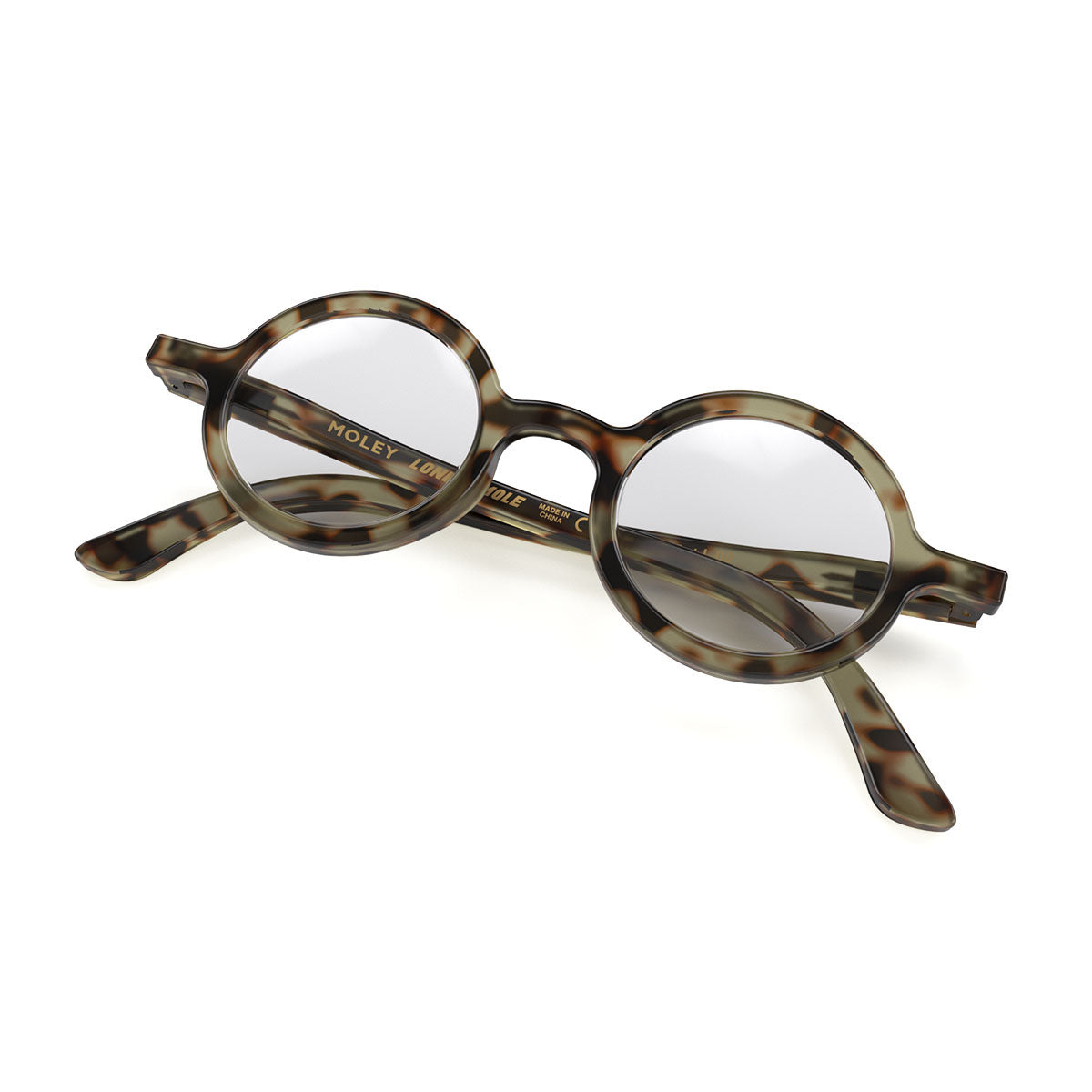 London Mole Moley Blue Blocker Glasses Gloss Grey Tortoise Shell 3