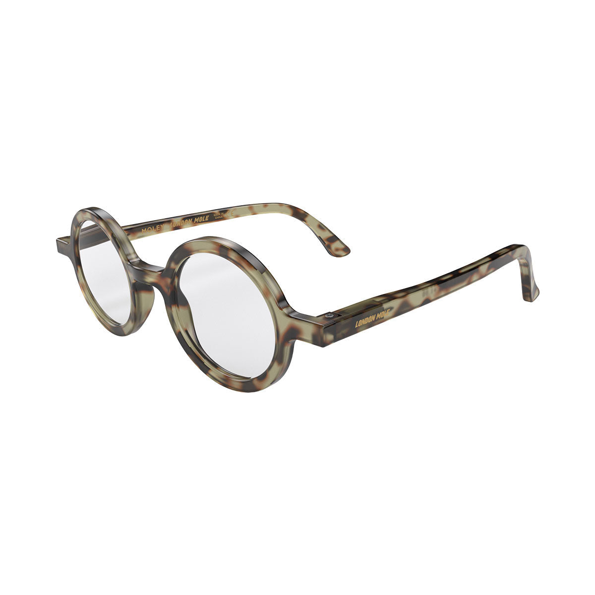 London Mole Moley Blue Blocker Glasses Gloss Grey Tortoise Shell 4