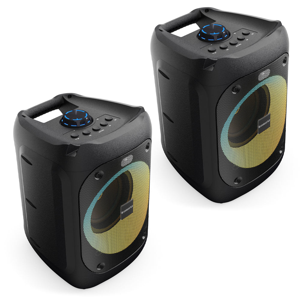 Majority PS100 - Bundled Party Speaker 40w Bluetooth Karaoke-DJ-Party-PA System - Black 5