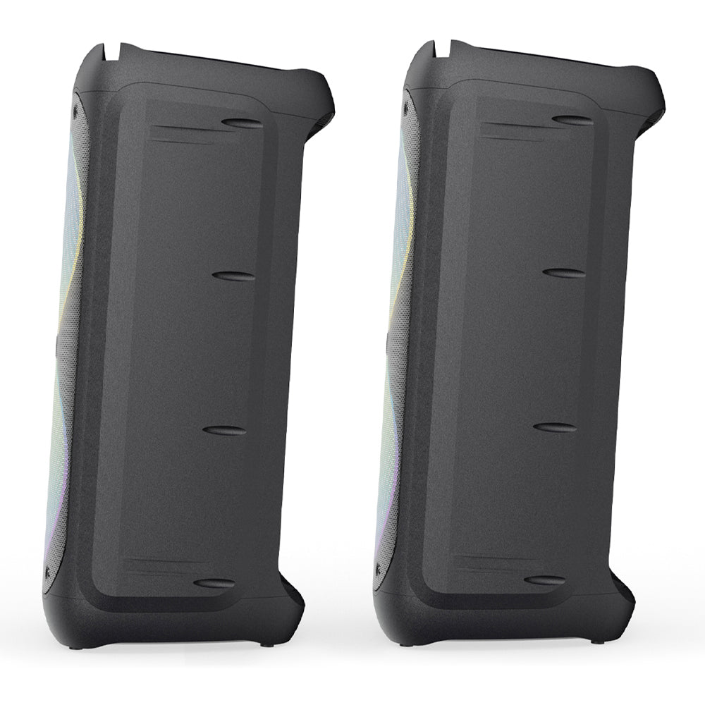 Majority PS200 -Bundled Party Speaker 100w Bluetooth Karaoke-DJ-Party-PA System - Black 3