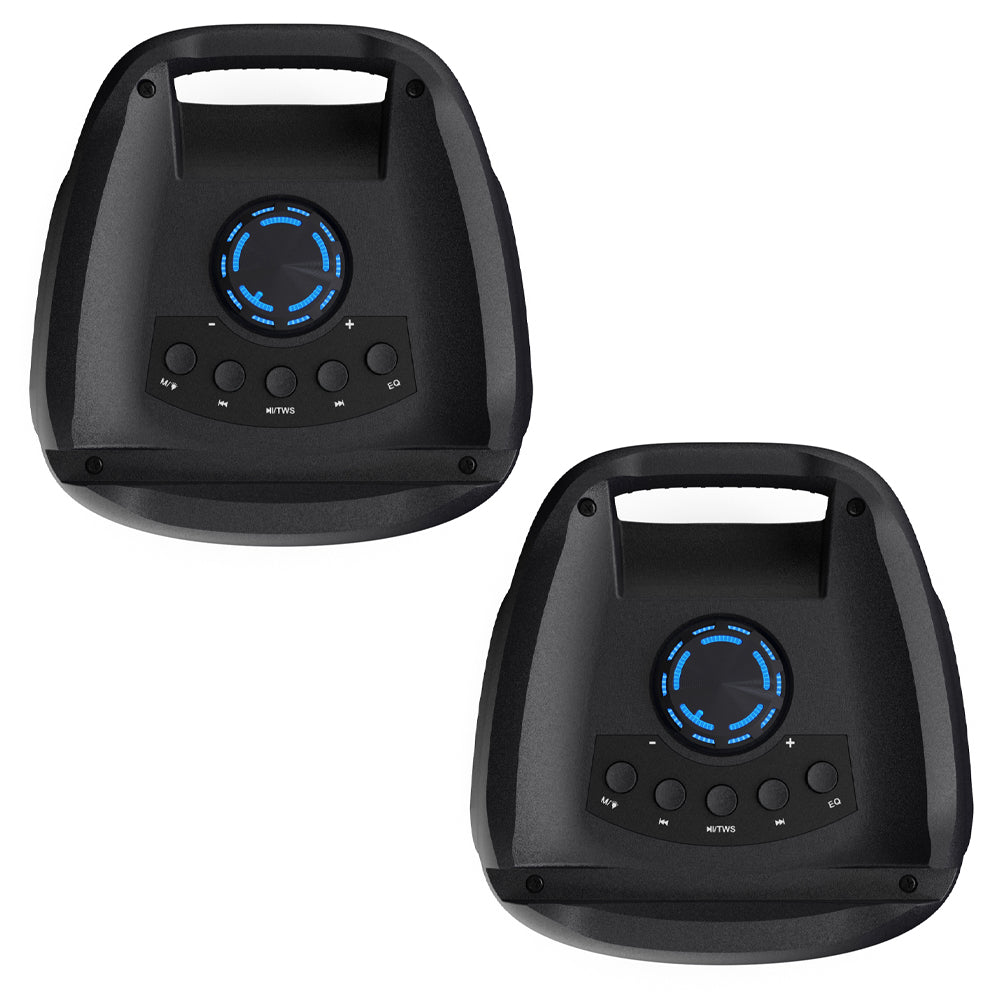 Majority PS200 -Bundled Party Speaker 100w Bluetooth Karaoke-DJ-Party-PA System - Black 5