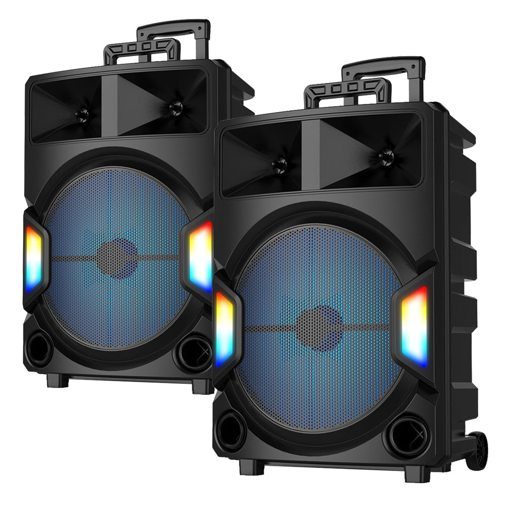 Majority PS500 - Bundled PA System 150w Bluetooth Karaoke-DJ-Party-PA System - Black 4