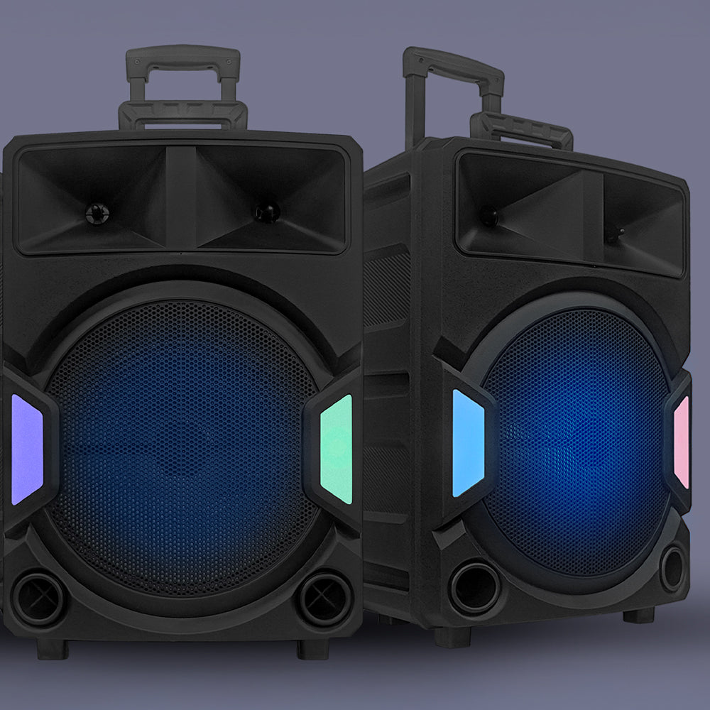 Majority PS500 - Bundled PA System 150w Bluetooth Karaoke-DJ-Party-PA System - Black 5