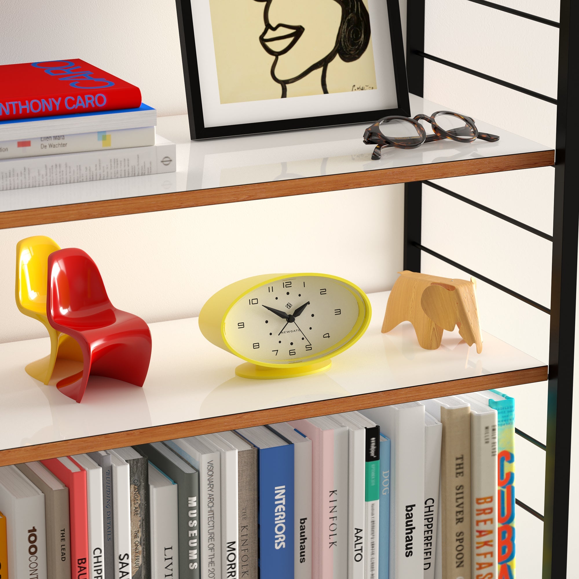 Newgate Ronnie Alarm Clock Yellow 5