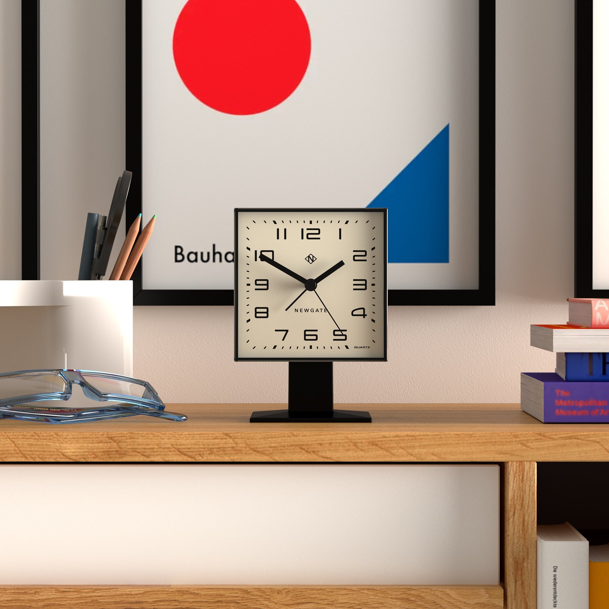 Newgate Victor Alarm Clock Black 3