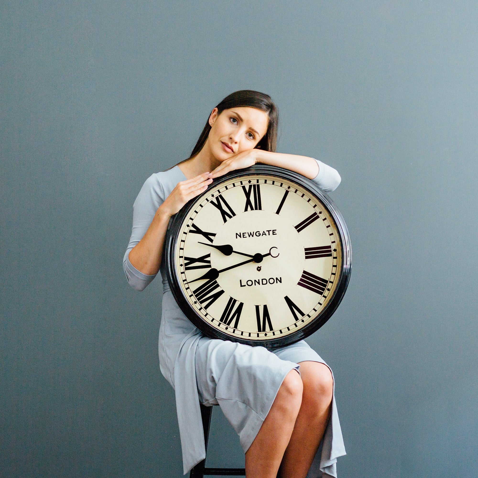 Newgate Battersby Clock Black 3