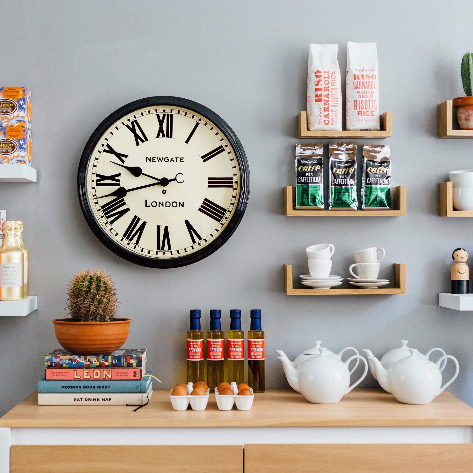 Newgate Battersby Clock Black 5