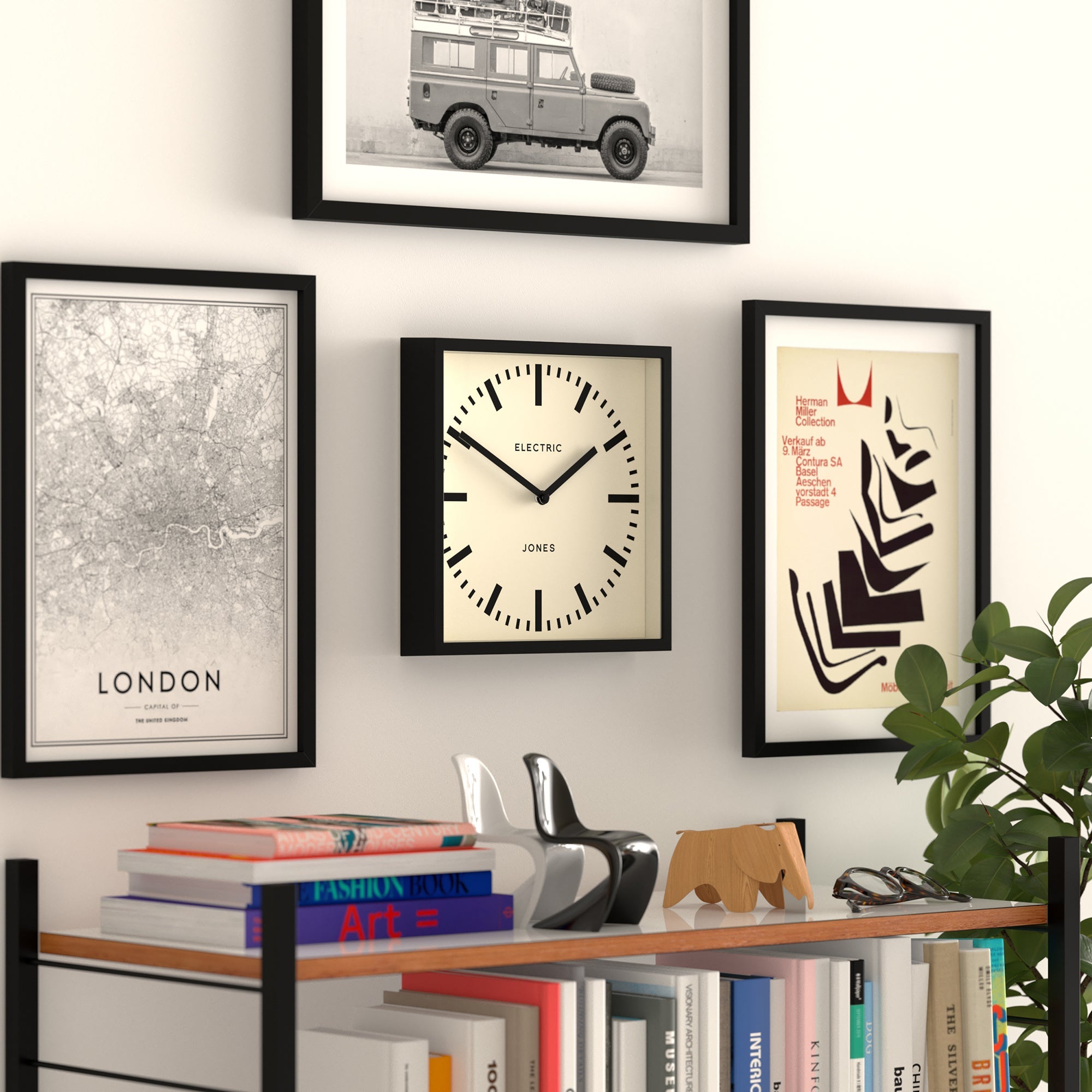 Newgate Jones Box Wall Clock Black 4