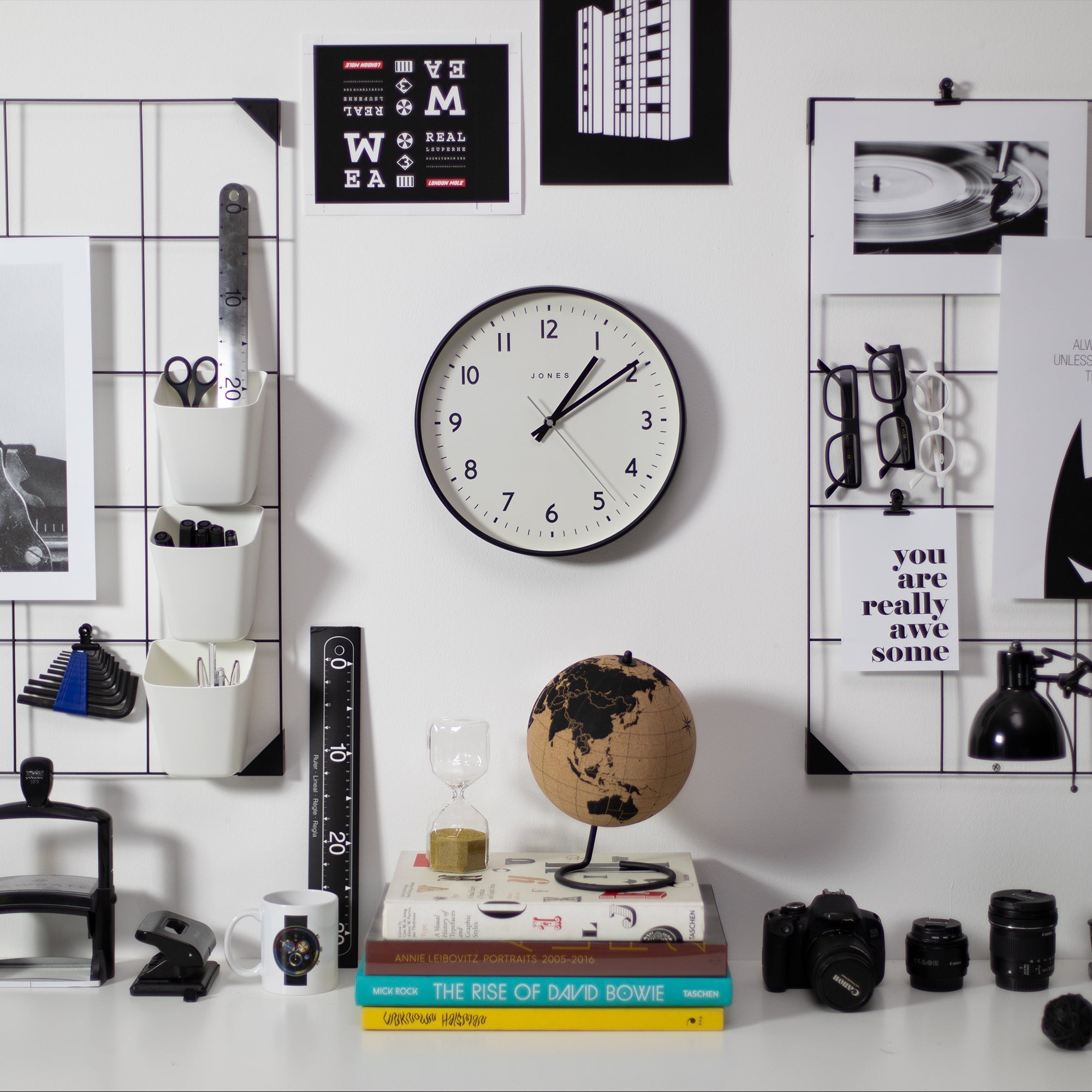 Newgate Jones Jam Clock Matte Black 3