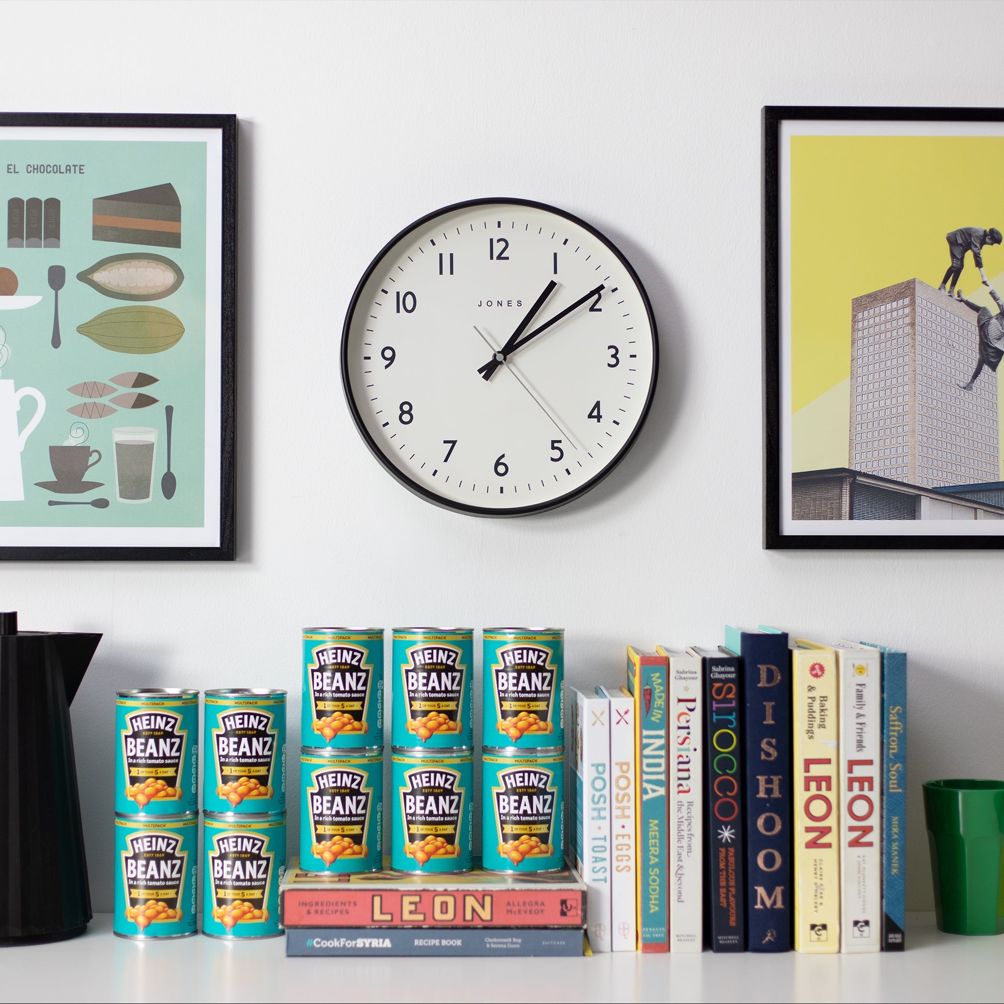 Newgate Jones Jam Clock Matte Black 4