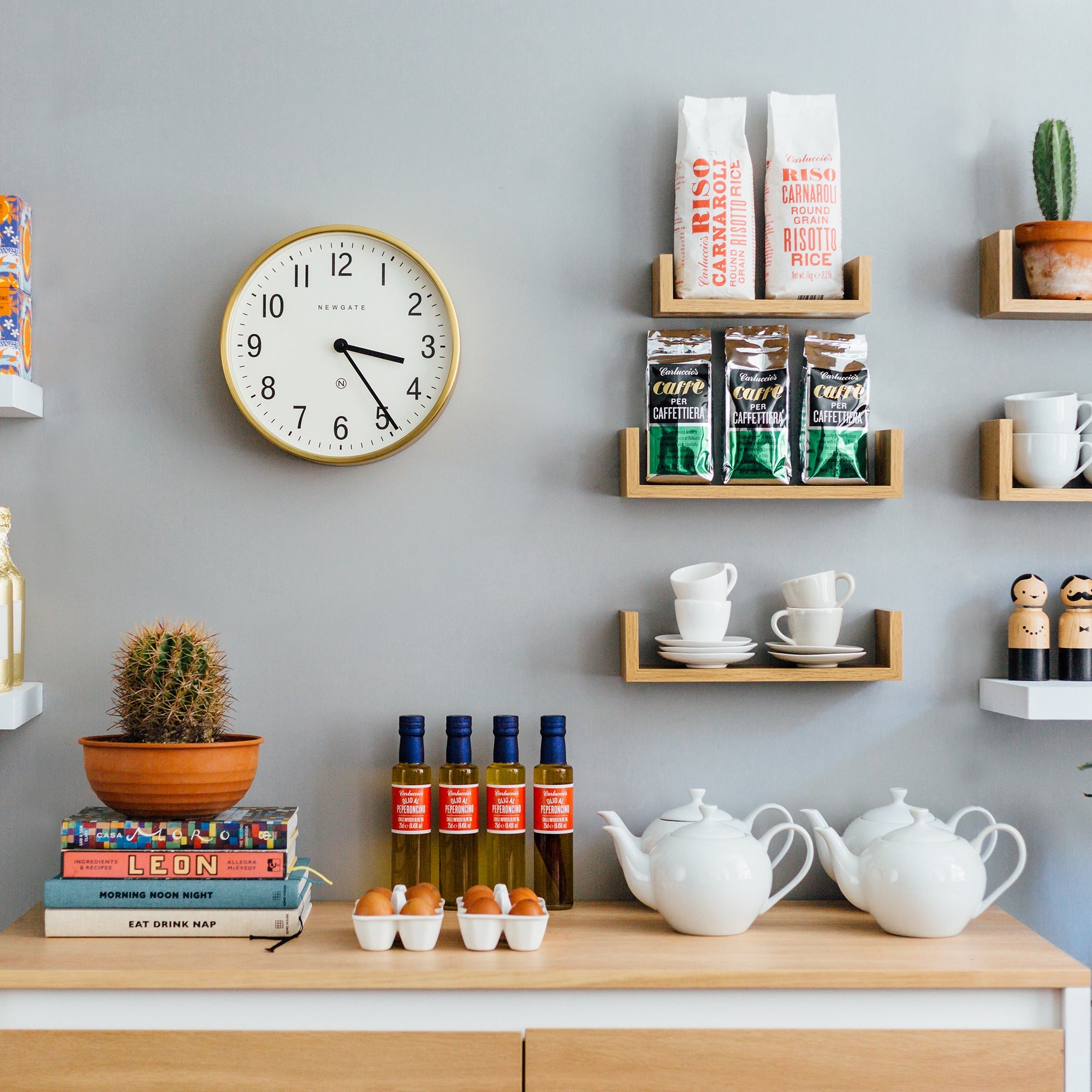 Newgate Master Edwards Clock Radial Brass 3