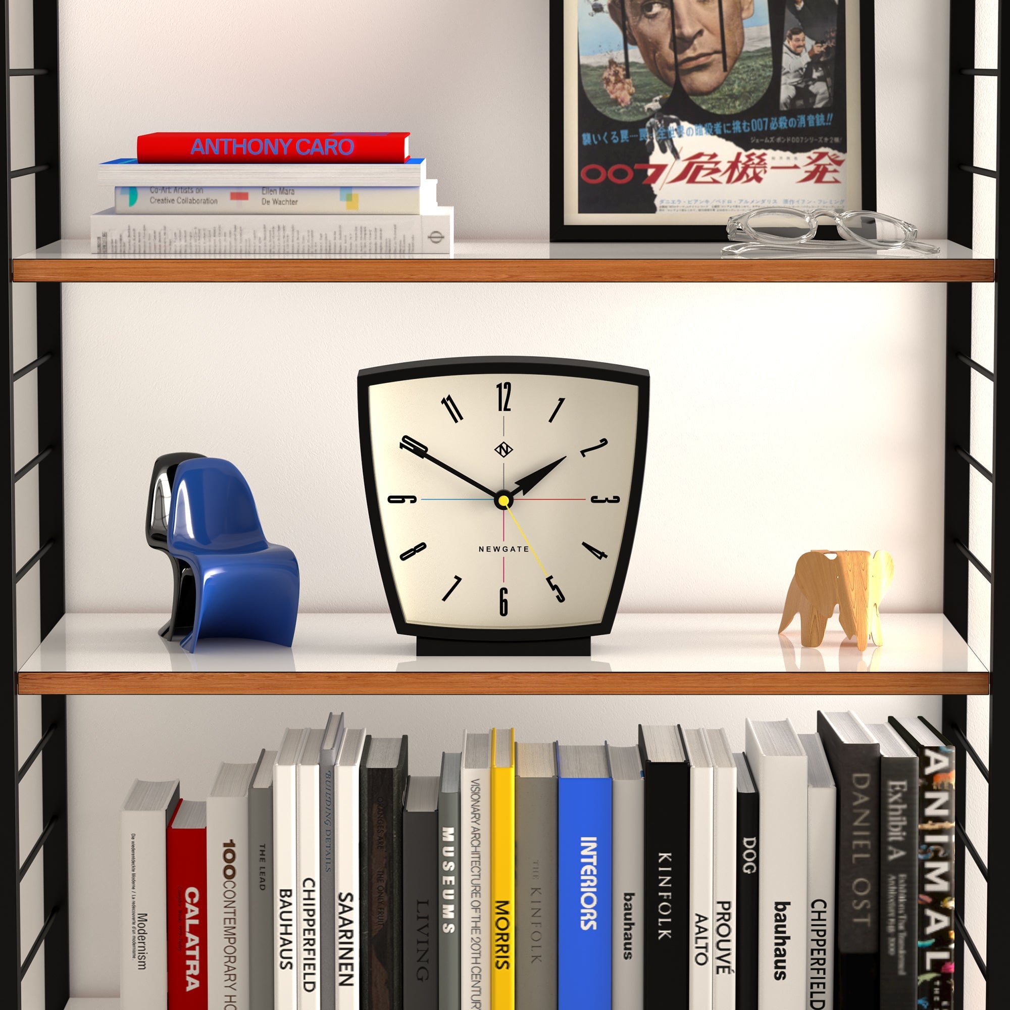 Newgate Odyssey Mantel Clock Black 3