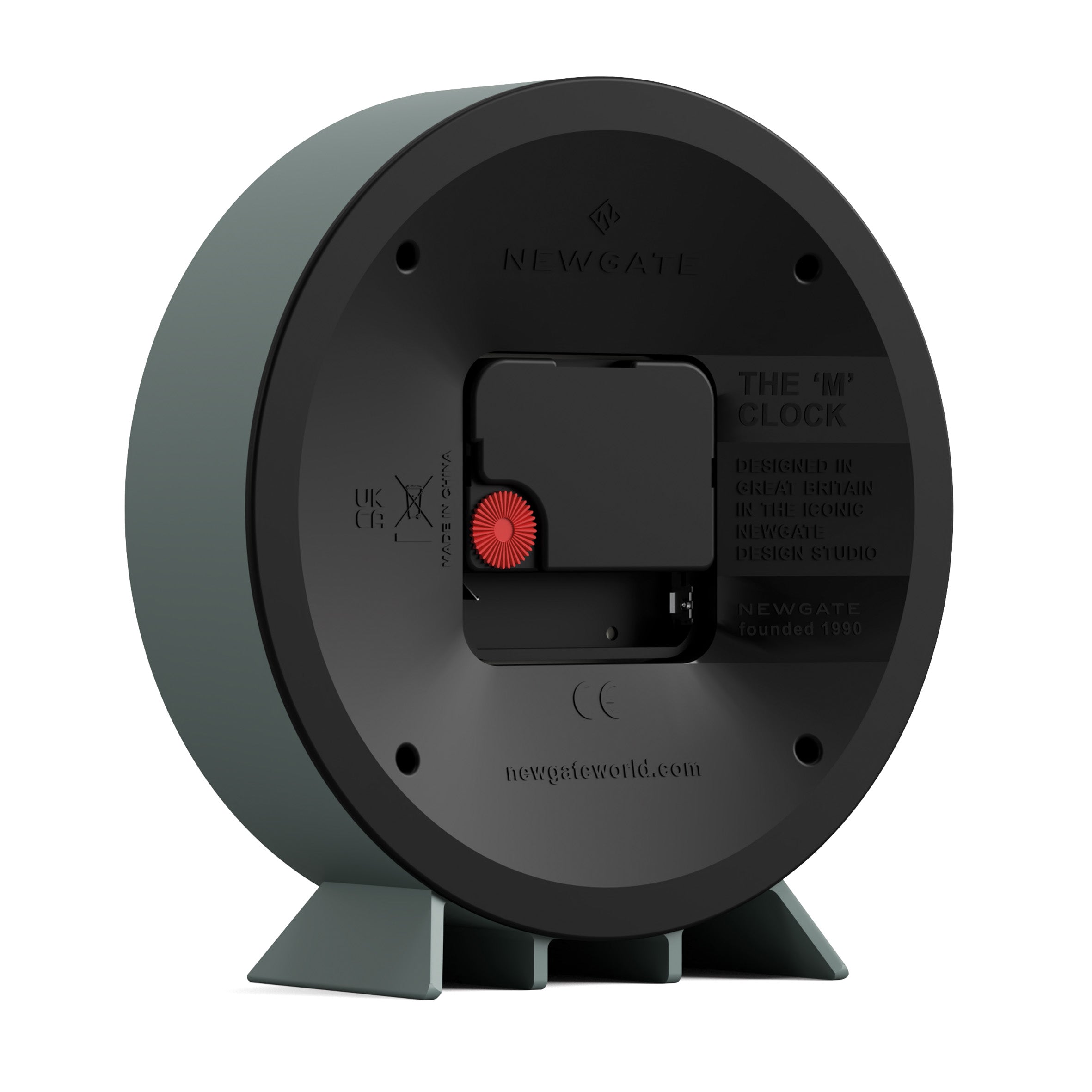 Newgate Theatre Mantel Clock Asparagus Green 6