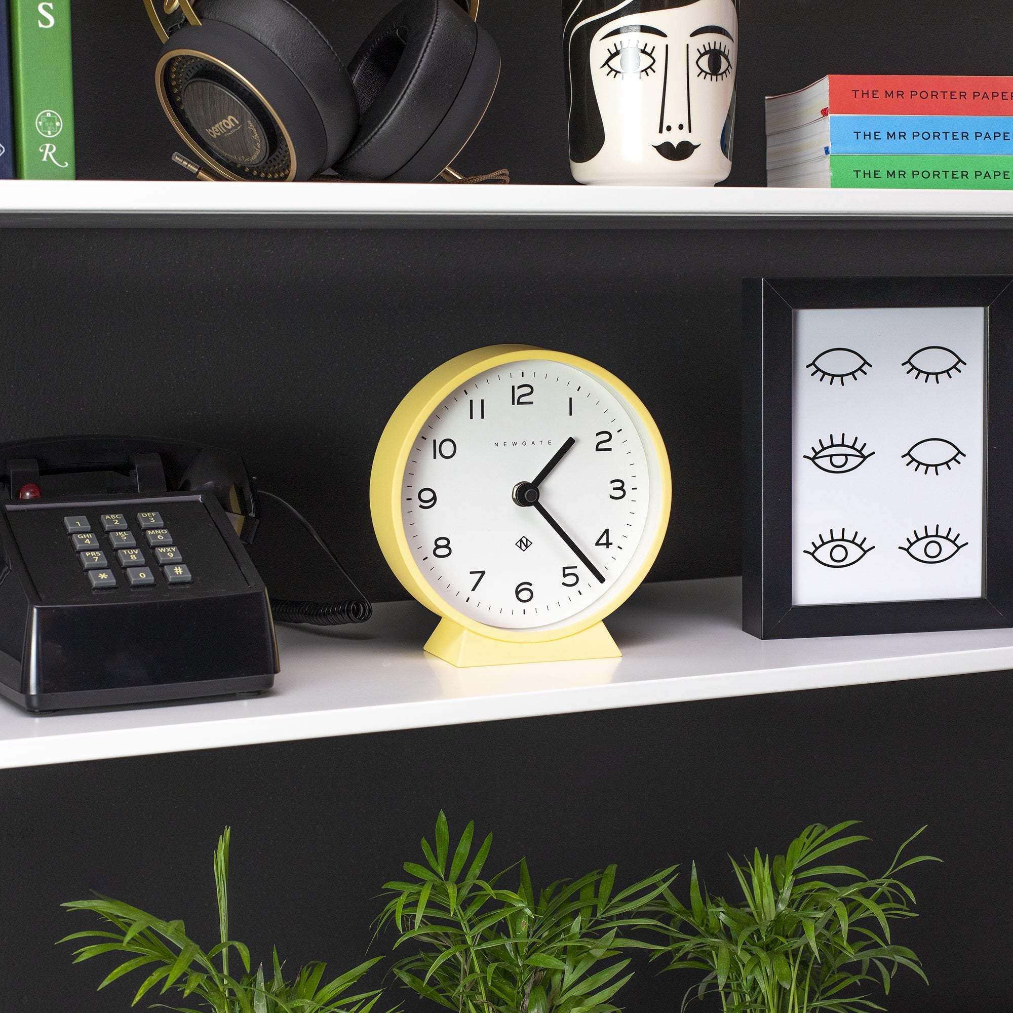 Newgate M Mantel Clock Cheeky Yellow 3