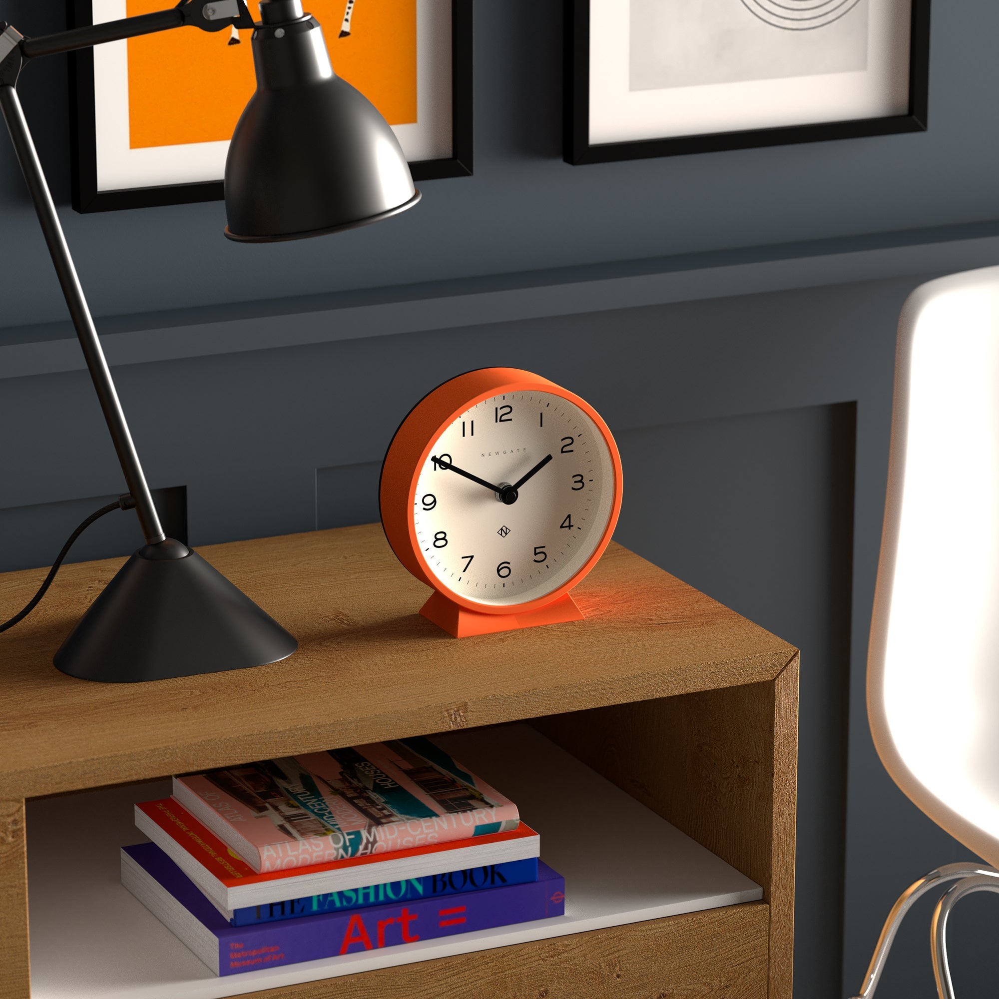 Newgate M Mantel Clock Orange 3