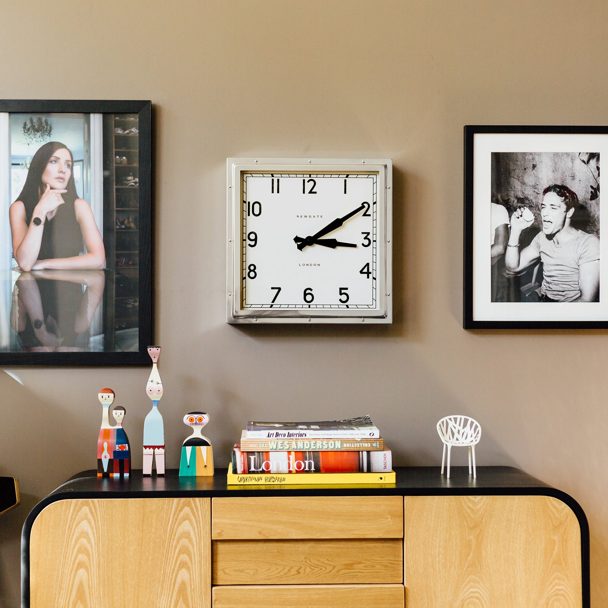 Newgate Quad Clock Chrome 4