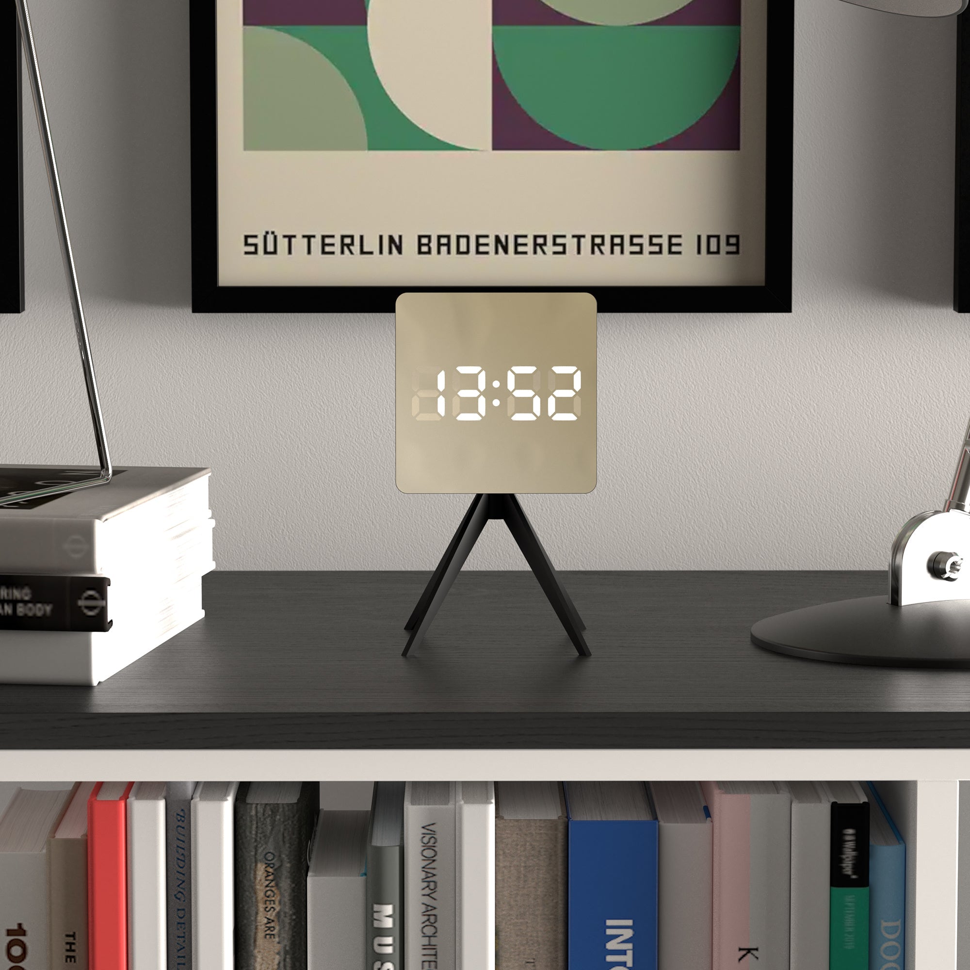 Newgate Space Hotel Droid Led Alarm Clock Black 6