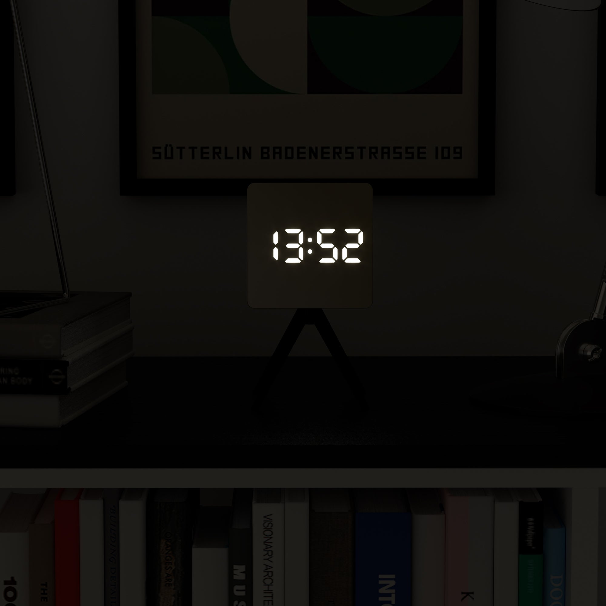 Newgate Space Hotel Droid Led Alarm Clock Black 7