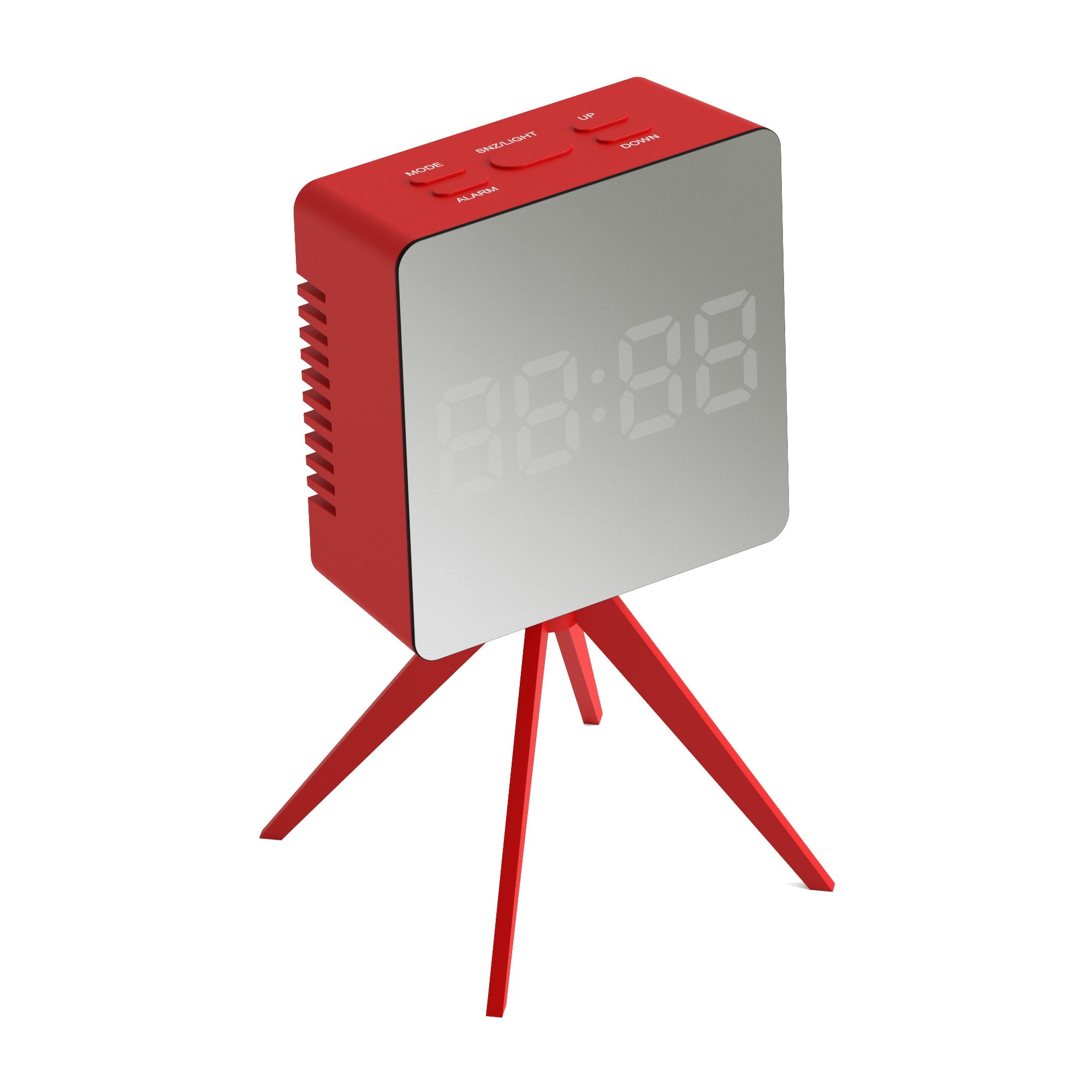 Newgate Space Hotel Droid Led Alarm Clock Red 4