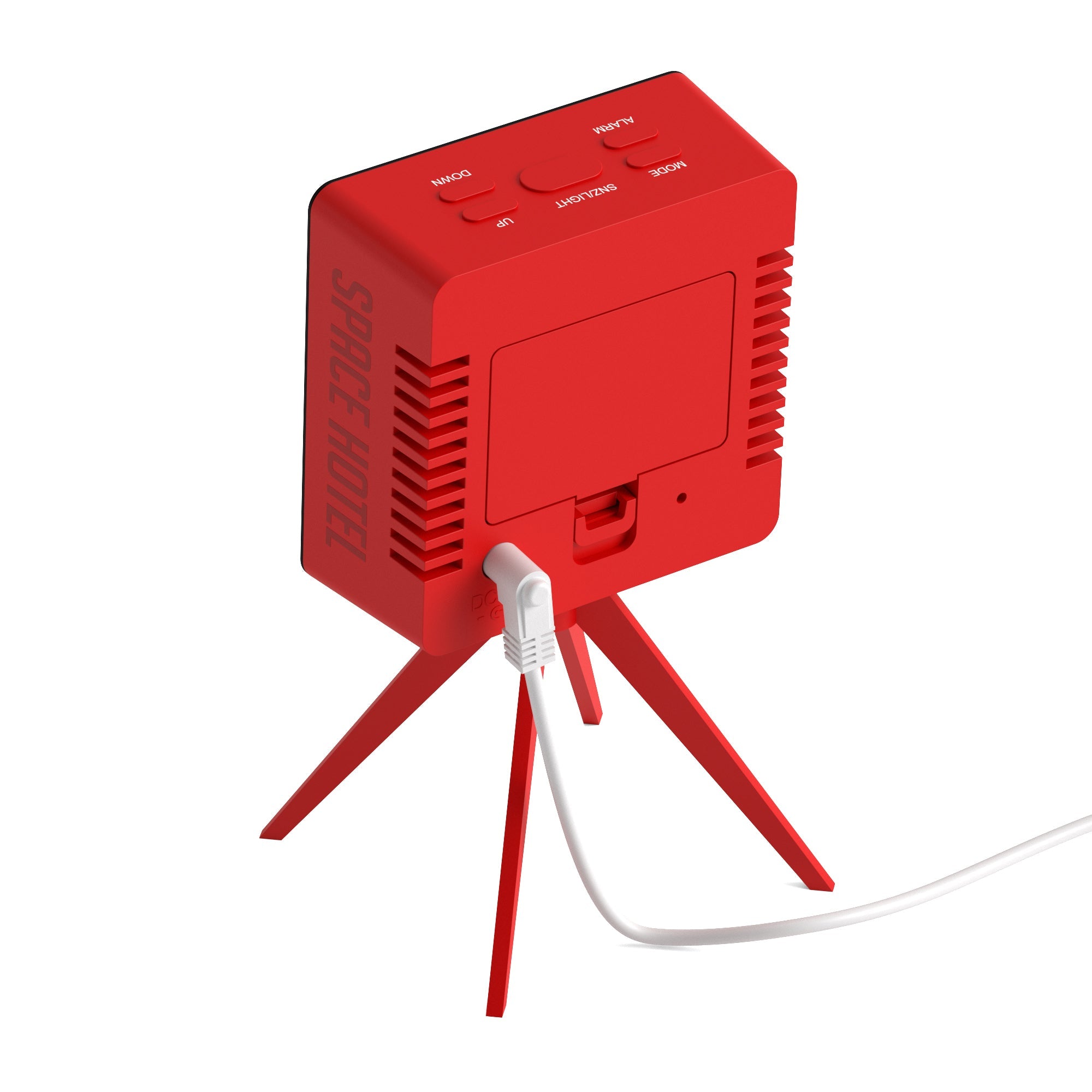 Newgate Space Hotel Droid Led Alarm Clock Red 6