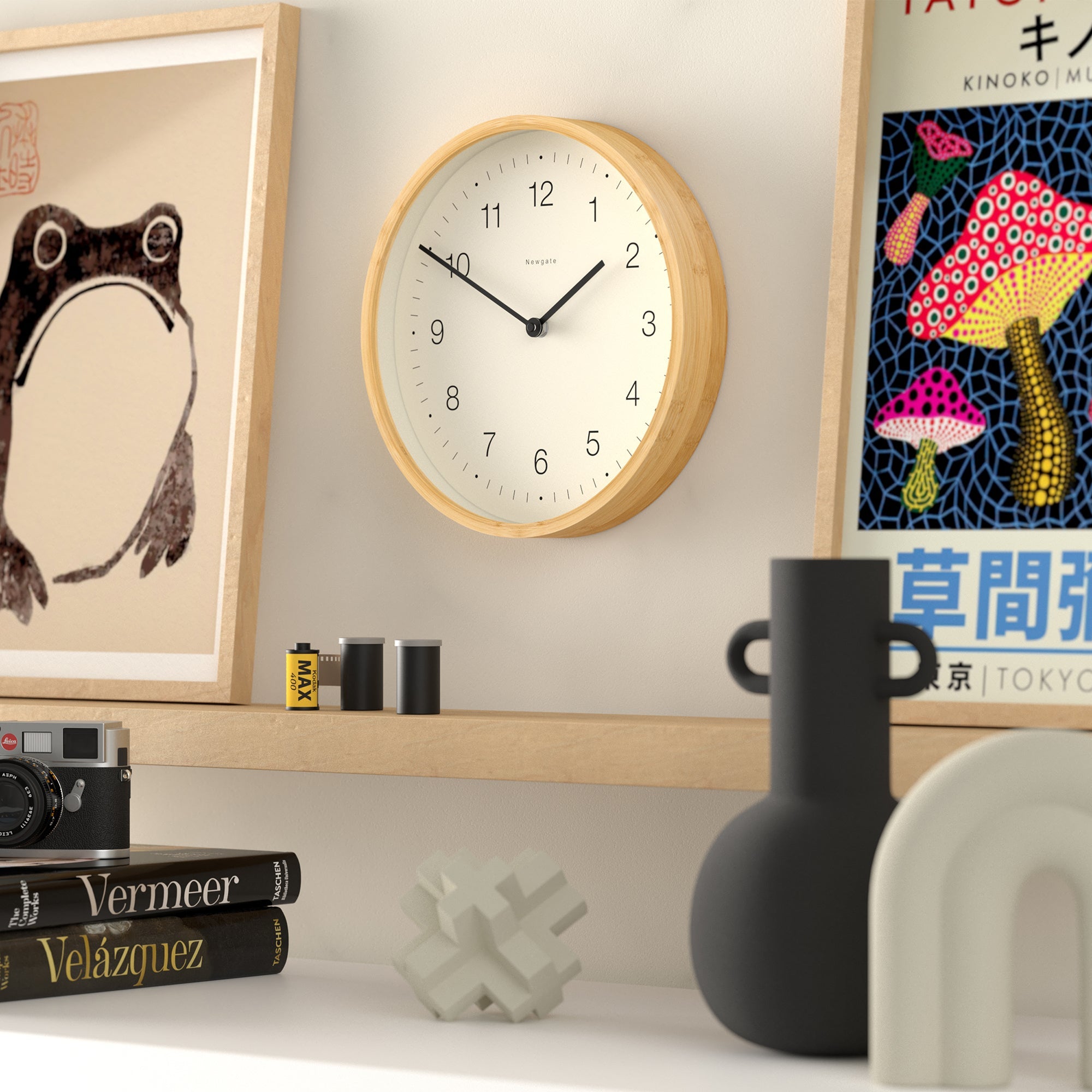 Newgate Bali Wall Clock - Mongoose Dial 4