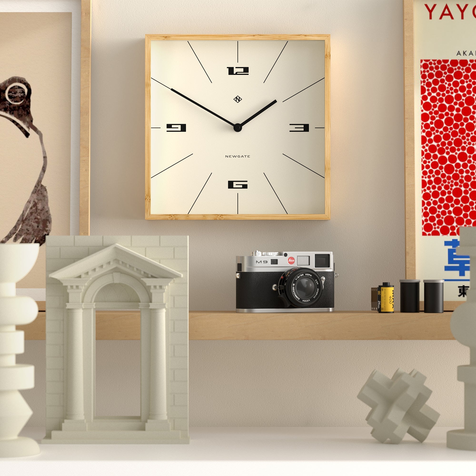 Newgate Fiji Wall Clock - Hovercraft Dial 3