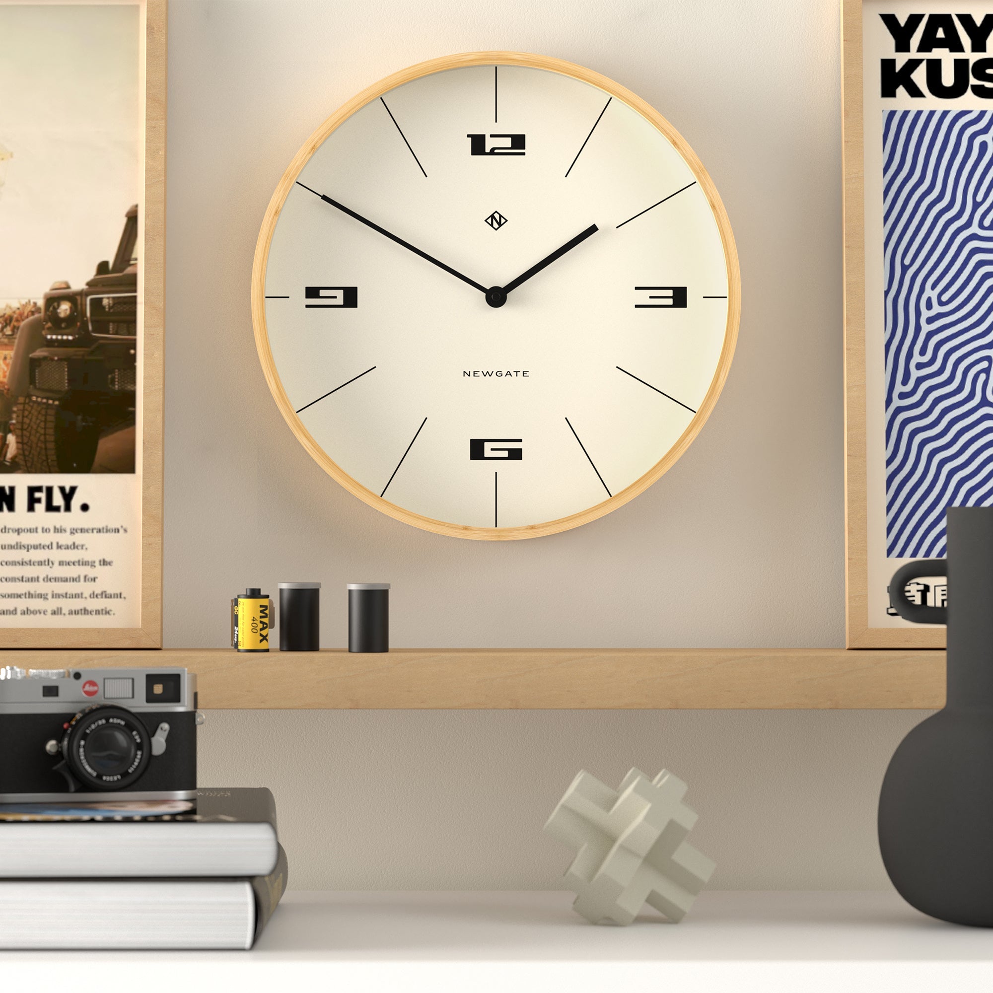 Newgate Mauritius Wall Clock - Hovercraft Dial 3