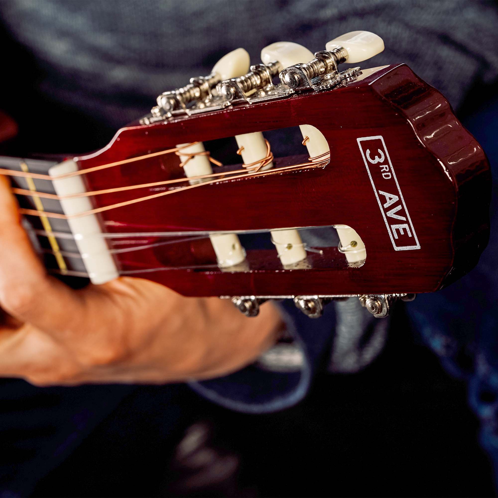3rd Avenue Full Size Classical Guitar Pack - Natural 4