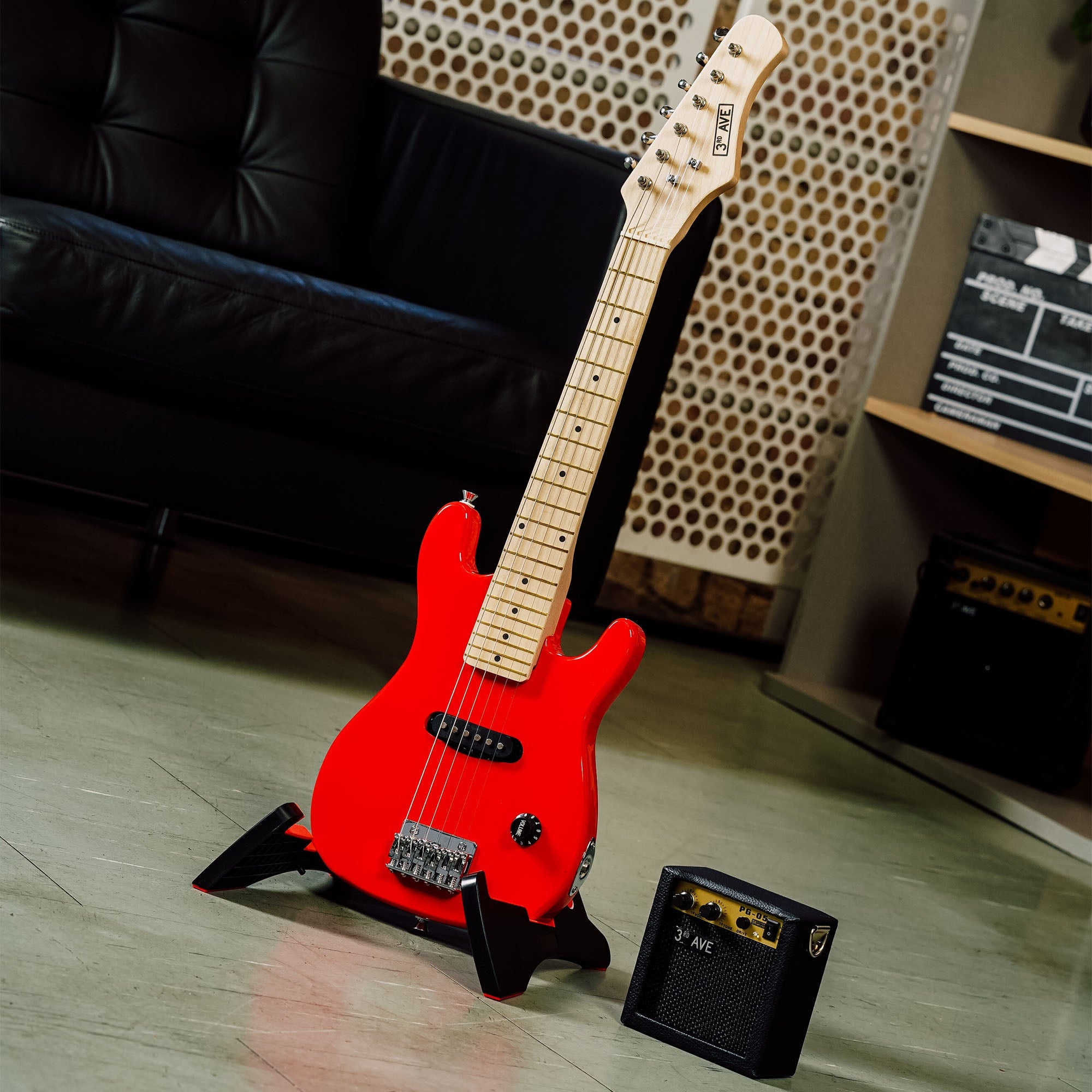 3rd Avenue Junior Electric Guitar Pack - Red 8