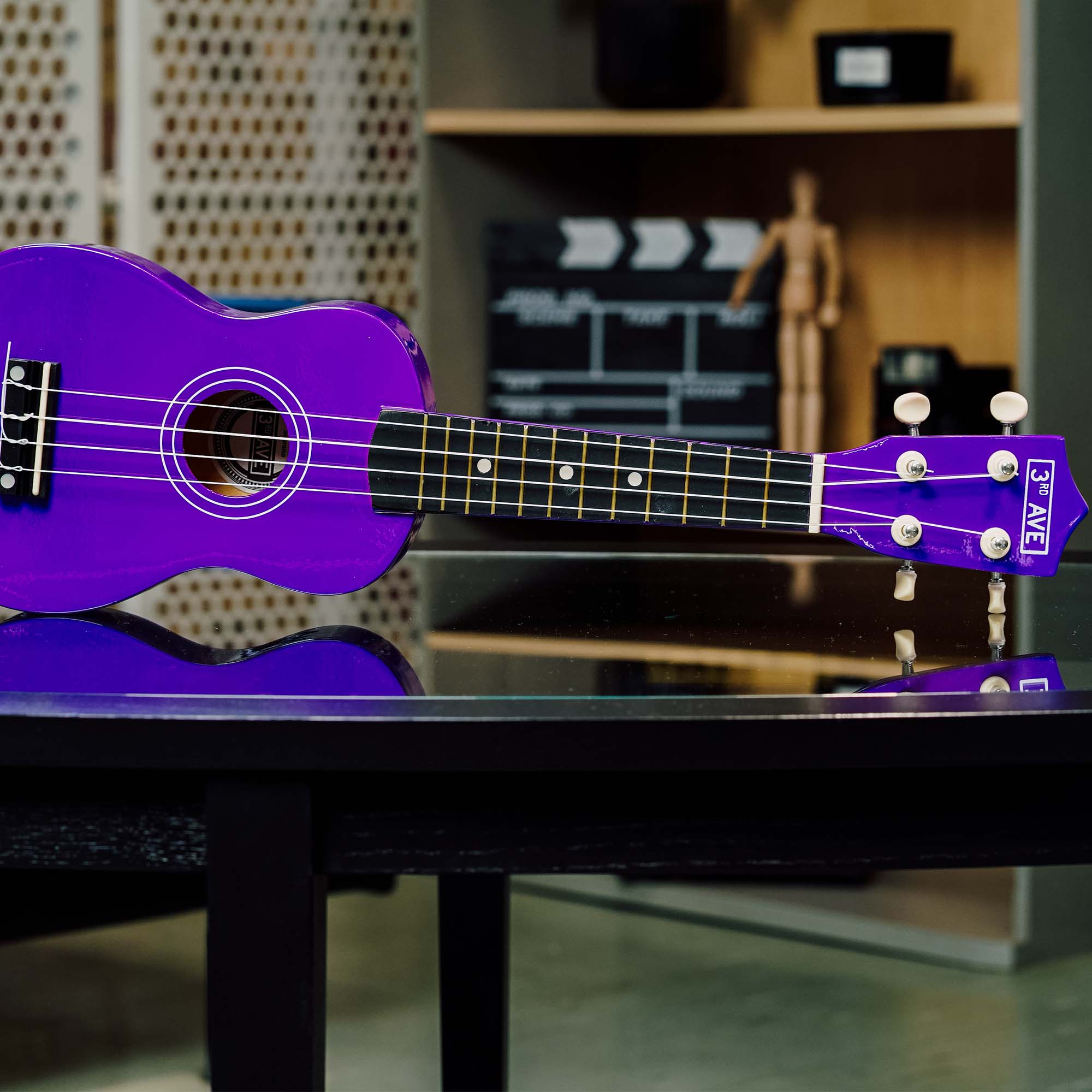 3rd Avenue Soprano Ukulele - Purple 3