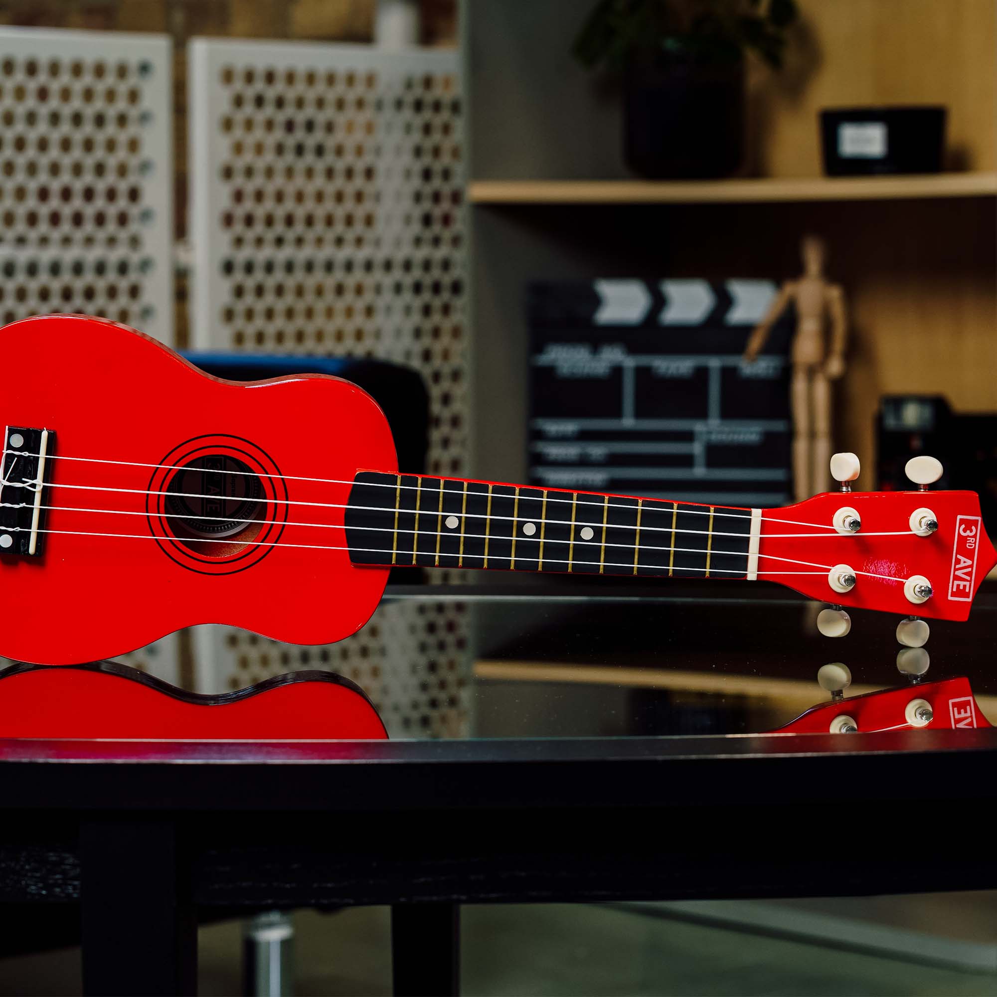 3rd Avenue Soprano Ukulele - Red 3