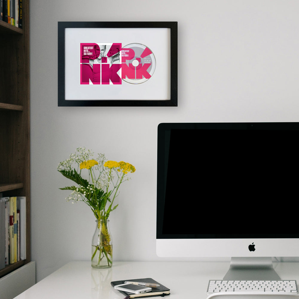 P!Nk-Greatest Hits...So Far!!! CD Framed Album Art 3