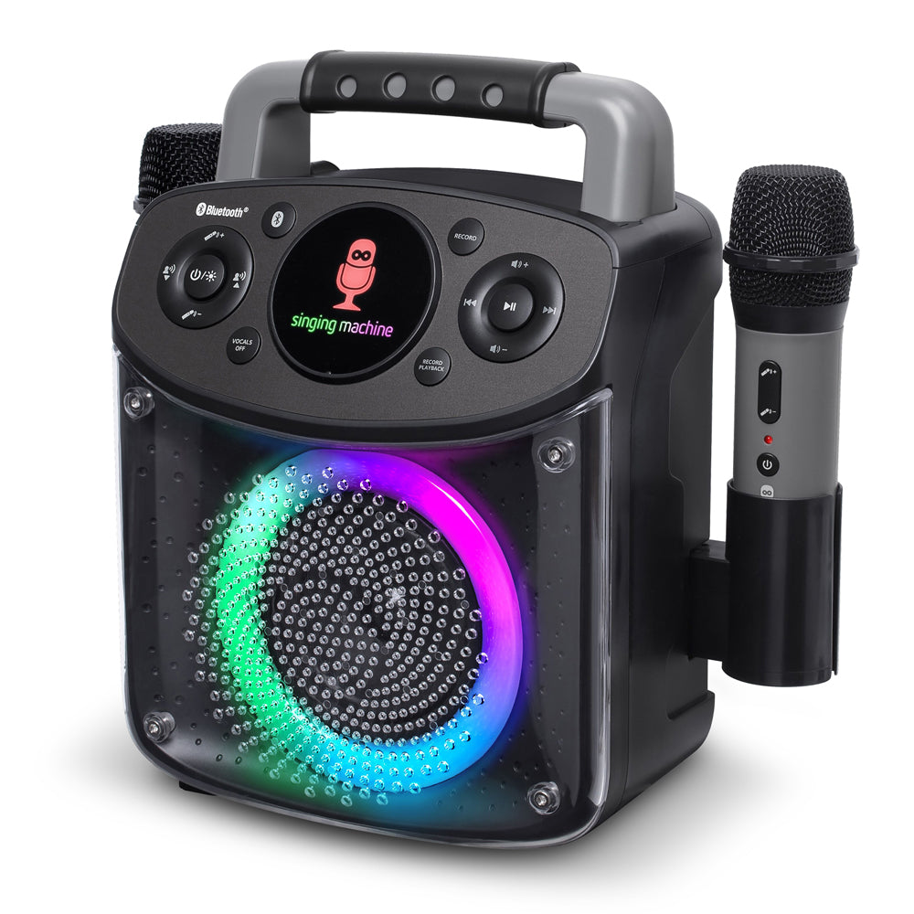 Singing Machine Mini Sparkle Bluetooth Karaoke Speaker 5