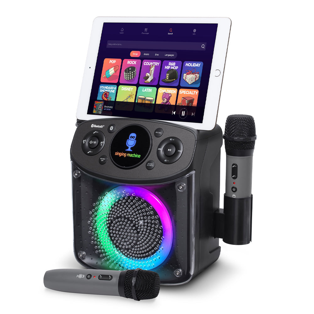 Singing Machine Mini Sparkle Bluetooth Karaoke Speaker 6