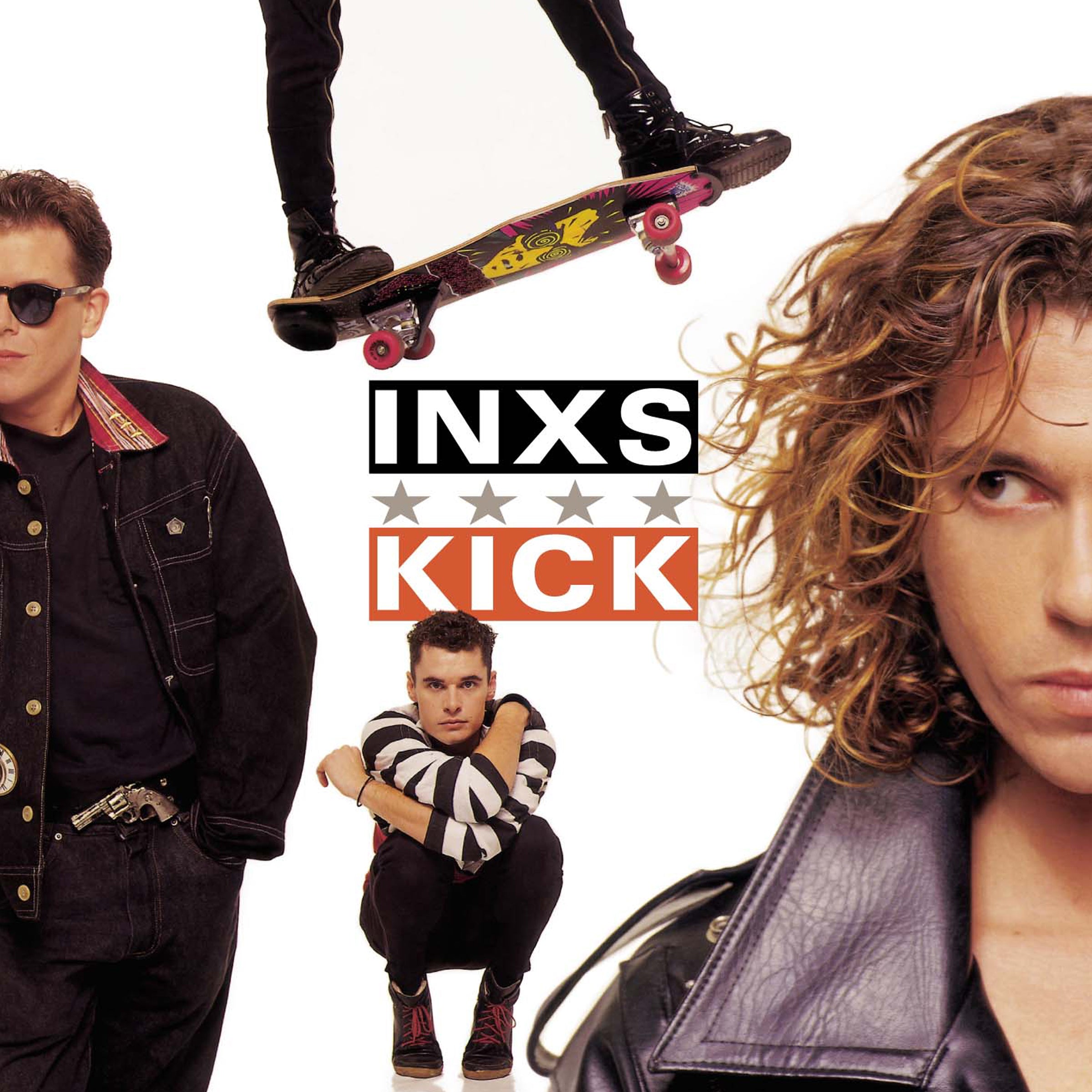 Inxs Kick - Vinyl Album & Crosley Record Storage Display Stand 4