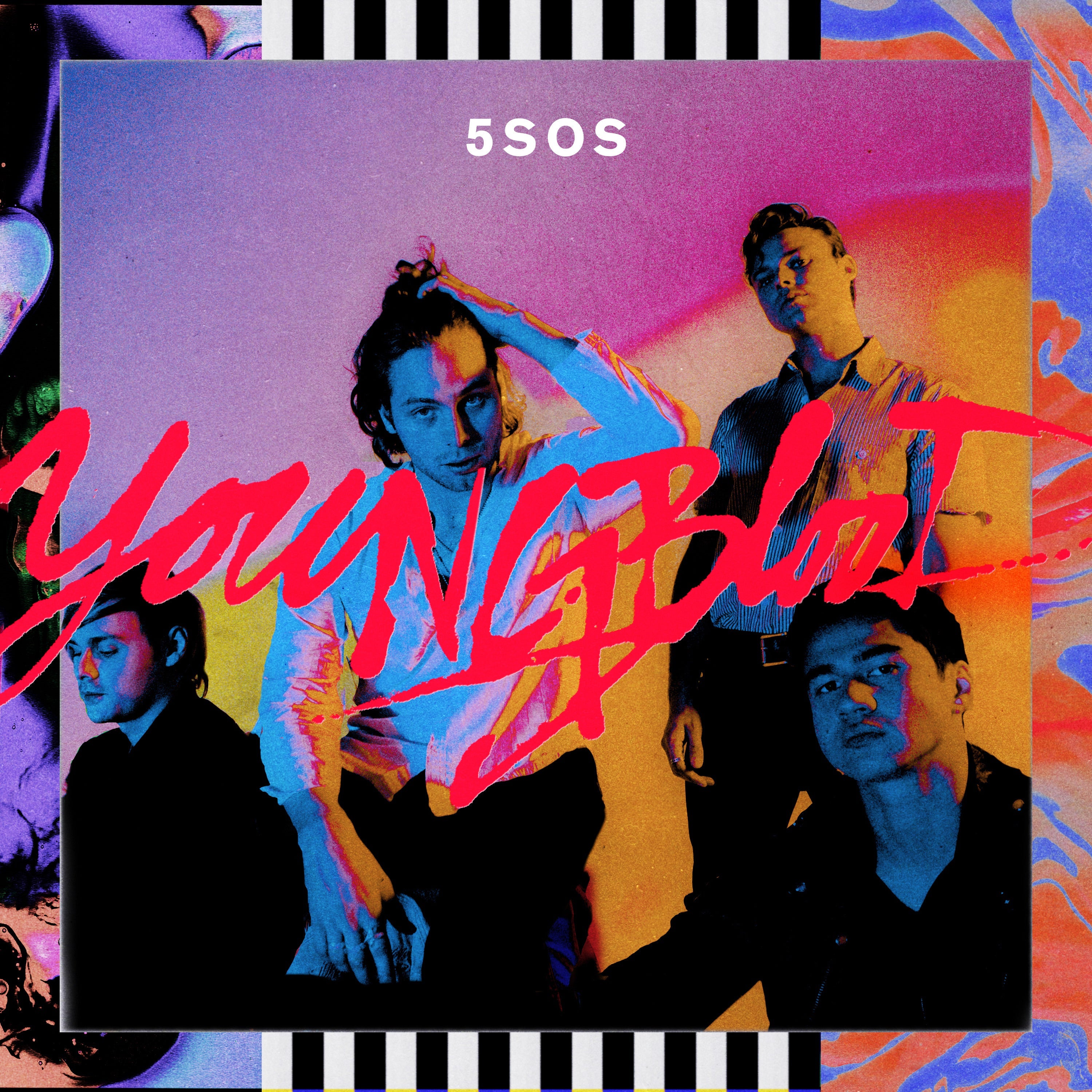 5 Seconds Of Summer Youngblood - Vinyl Album & Crosley Record Storage Display Stand 3