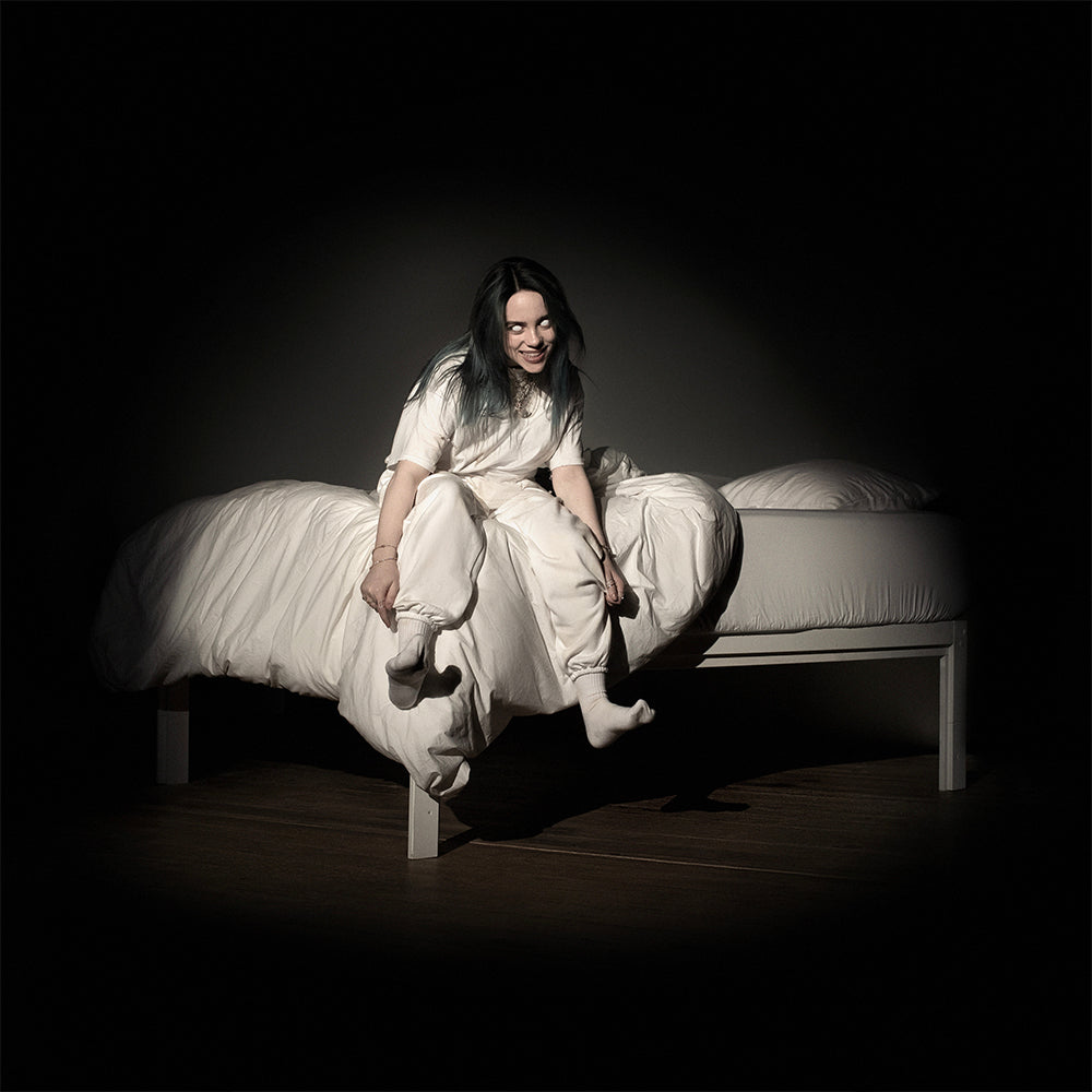 Billie Eilish - When We All Fall Asleep, Where Do We Go & Crosley Record Storage Display Stand 4