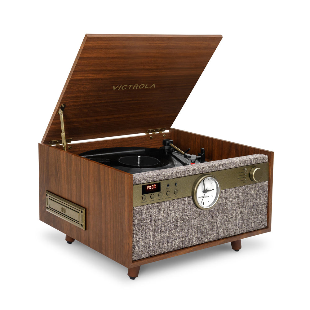 Victrola Century Signature+ 6-in-1 Wood Record Player - Walnut 5