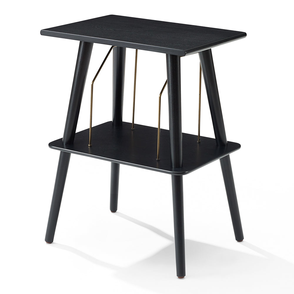 Victrola Revolution Go Turntable - Blue + Entertainment Stand Bundle - Black 3