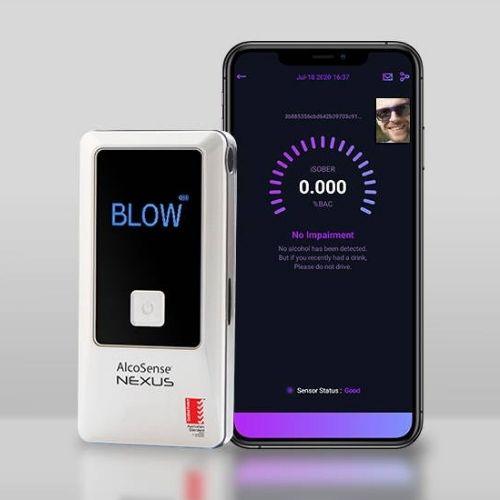 Alcosense® Nexus Personal Breathalyser With Bluetooth Mobile App AS3547 Certified 4
