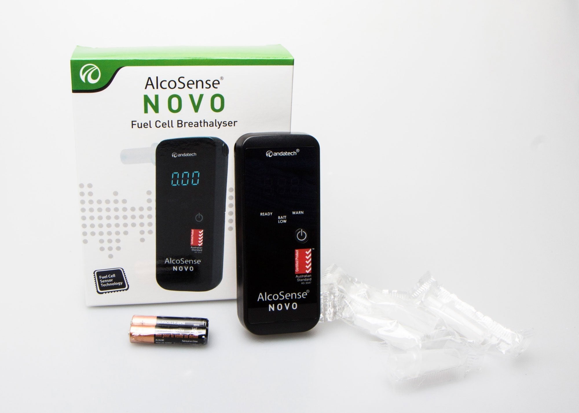 Alcosense® Novo Personal Breathalyser AS3547 Certified 4